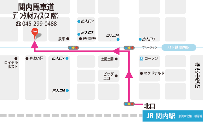 関内駅周辺地図